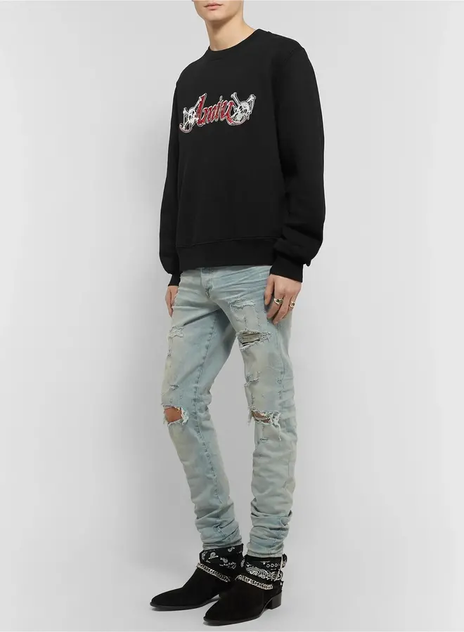 Amiri Motley crue crewneck