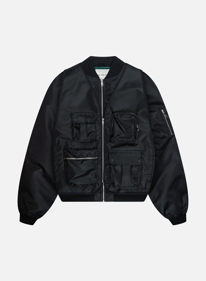 Off the Pitch Double layerd bomber jacket
