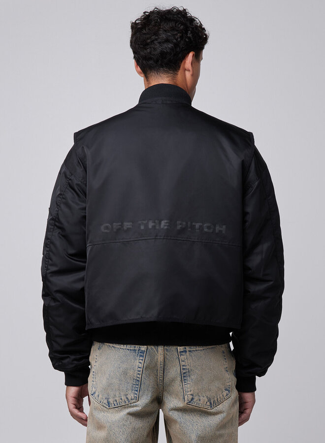 Off the Pitch Double layerd bomber jacket