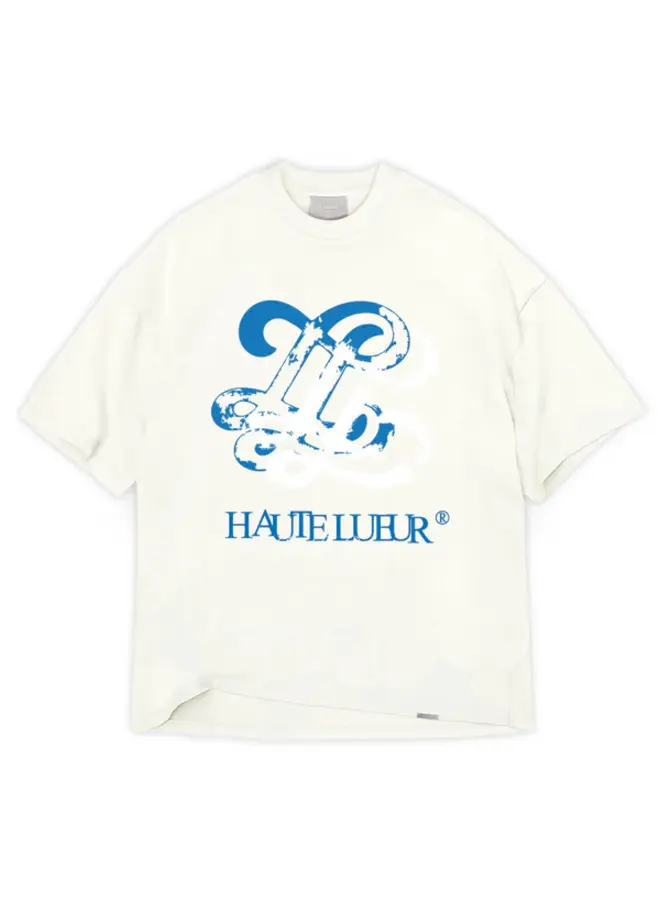 Lueur t-shirt offwhite blue