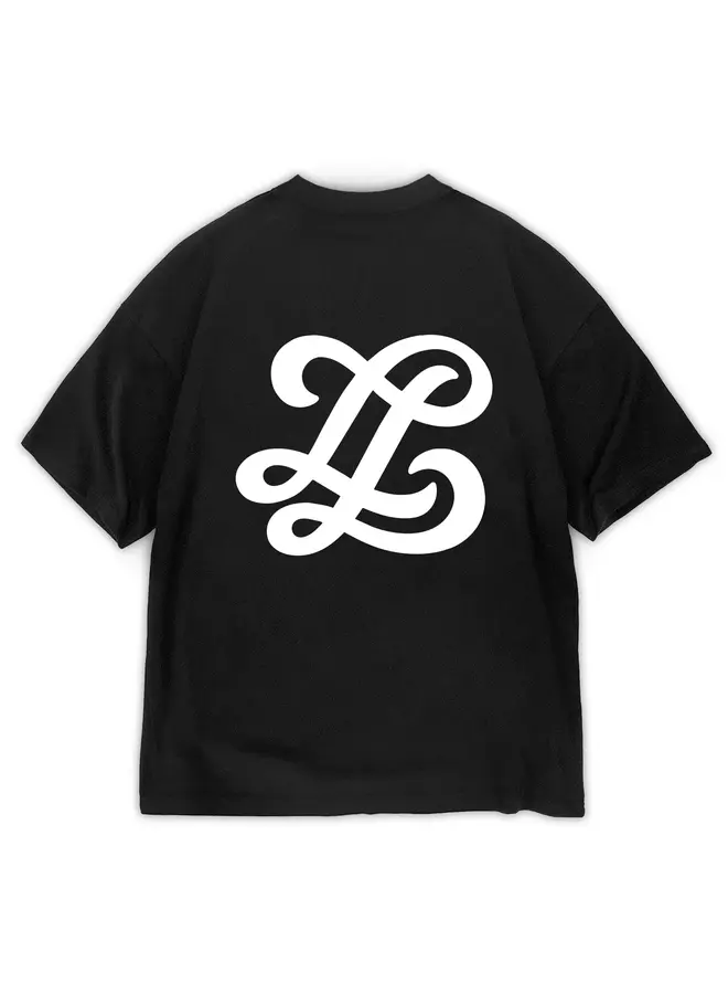 Lueur t-shirt black white