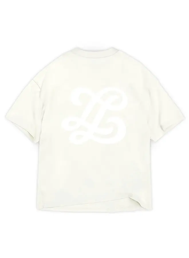 Distressed monogram vintage off-white