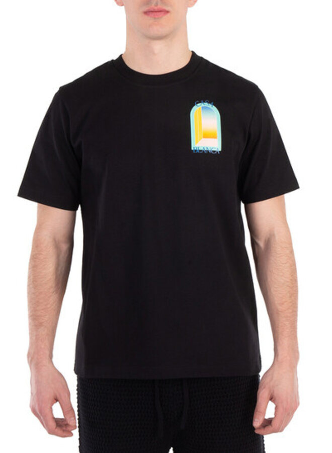 Casa blanca L arc colore T-shirt