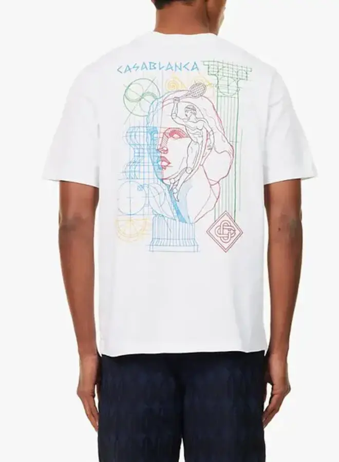 Casa Blanca Drawing lab printed T-shirt