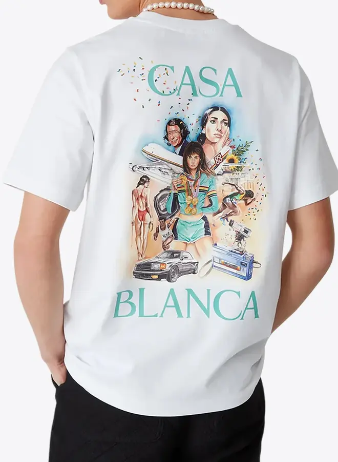 Casa blanca Celebration du sport printed T-shirt
