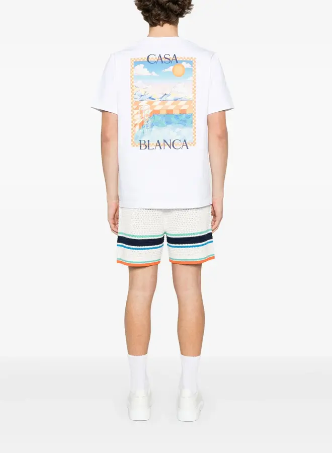 Casa blanca Surreal pool T-shirt