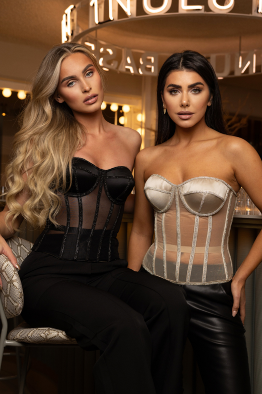 Clover Corset - Nude