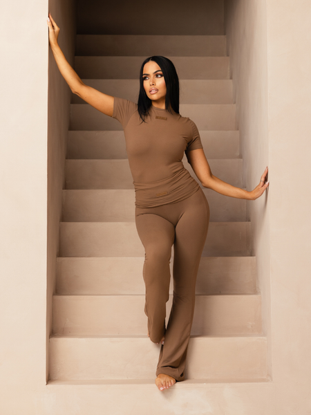 Unique The Label Noelle Pants - Taupe Noelle Pants - Taupe