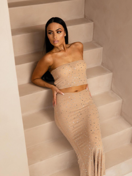 Unique The Label Cami Top - Nude Cami Top - Nude