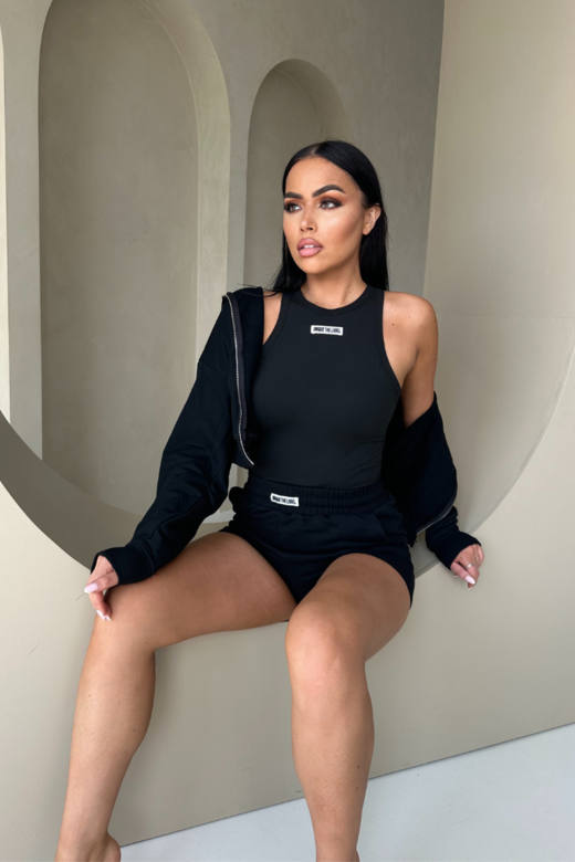 Nena Halter Top - Black/White