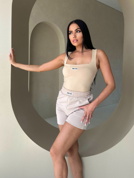 Unique The Label Nena Tank Top - Stone Nena Tank Top - Stone