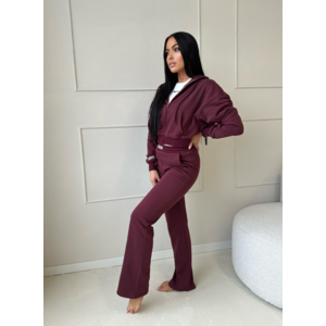 Unique The Label Molly Pants - Deep Cherry