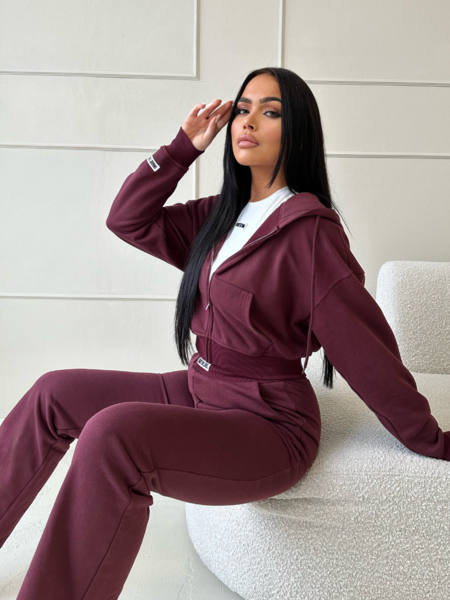 Unique The Label Molly Vest - Deep Cherry Molly Vest - Deep Cherry