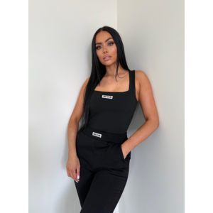 Unique The Label Nena Tank Top - Black/White