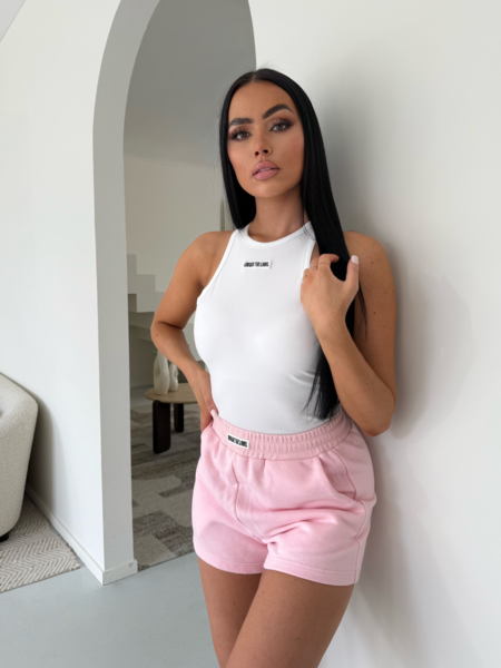 Unique The Label Nena Halter Top - White/Black Nena Halter Top - White/Black