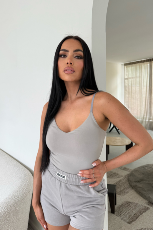 Aya Bodysuit- Pebble
