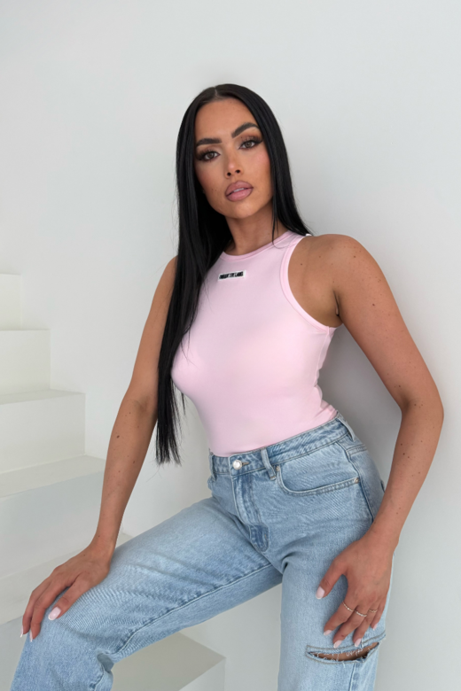 Nena Halter Top - Powder Pink