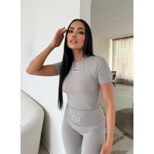 Unique The Label Nena Short Sleeve - Pebble