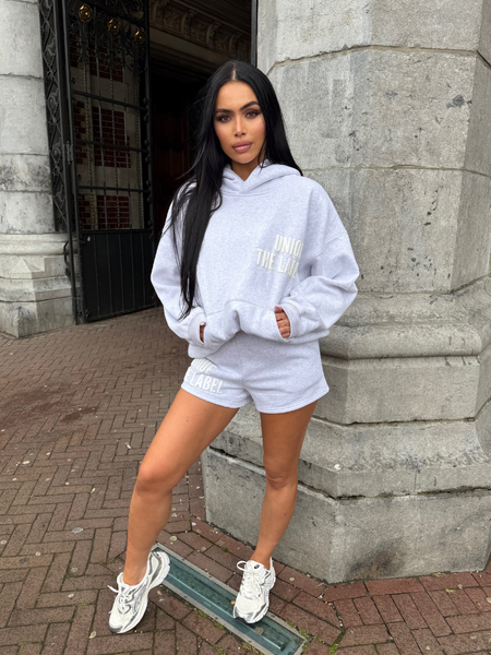 Unique The Label Joleen Shorts - Light Grey Joleen Shorts - Light Grey