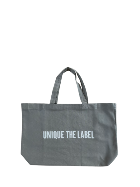 Unique The Label Unique Canvas Tote Canvas Bag - Pebble Unique Canvas Tote Canvas Bag - Pebble