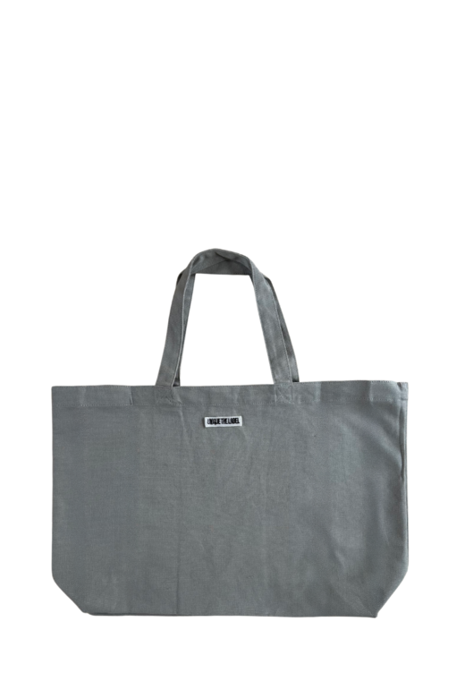 Unique Canvas Tote Canvas Bag - Pebble