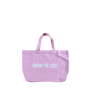Unique The Label Unique Canvas Tote Canvas Bag - Powder Pink