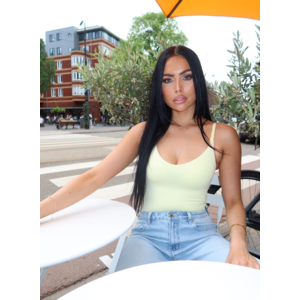 Unique The Label Aya Bodysuit - Soft Yellow