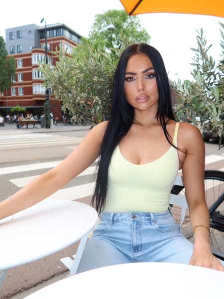 Unique The Label Aya Bodysuit - Soft Yellow Aya Bodysuit - Soft Yellow
