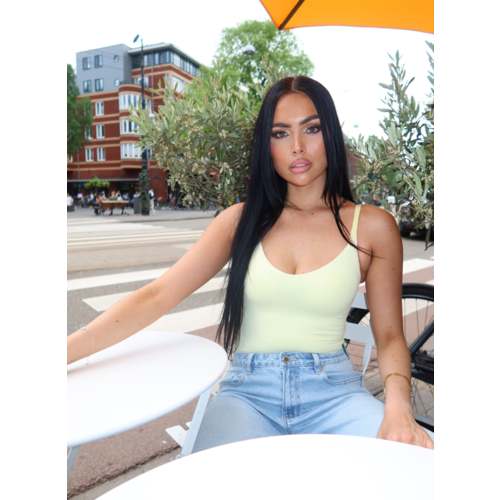 Unique The Label Aya Bodysuit - Soft Yellow