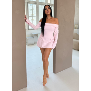 Unique The Label Emily Dress - Powder Pink