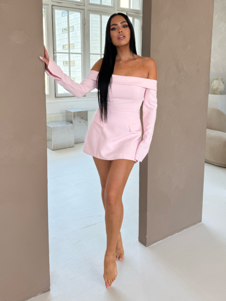 Unique The Label Emily Dress - Powder Pink Emily Dress - Powder Pink