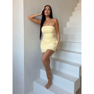Unique The Label Yve Skirt - Soft Yellow