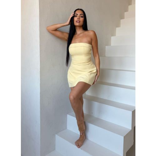 Unique The Label Yve Skirt - Soft Yellow Unique The Label Yve Skirt - Soft Yellow