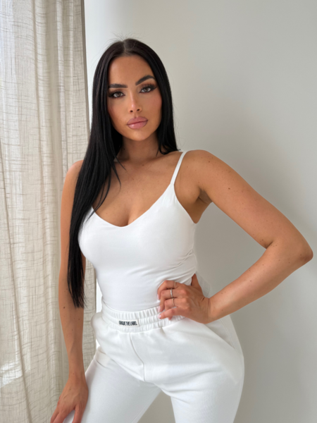Unique The Label Aya Bodysuit - Milky White Aya Bodysuit - Milky White