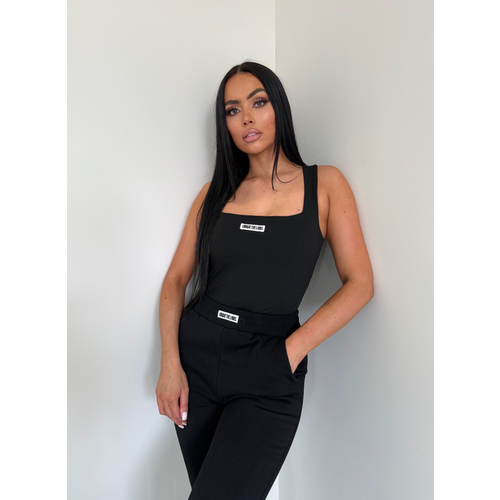 Unique The Label Nena Tank Top - Black/White