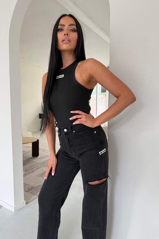 Nena Halter Top - Black