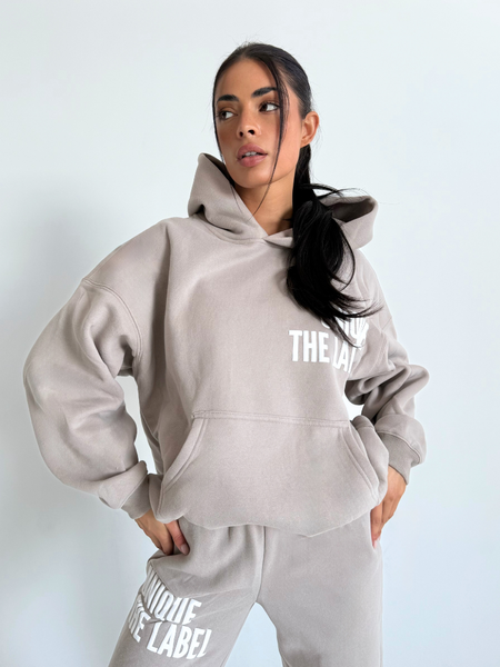 Unique The Label Hoodie Elyana - Mocha Hoodie Elyana - Mocha