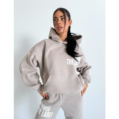 Unique The Label Hoodie Elyana  - Mocha