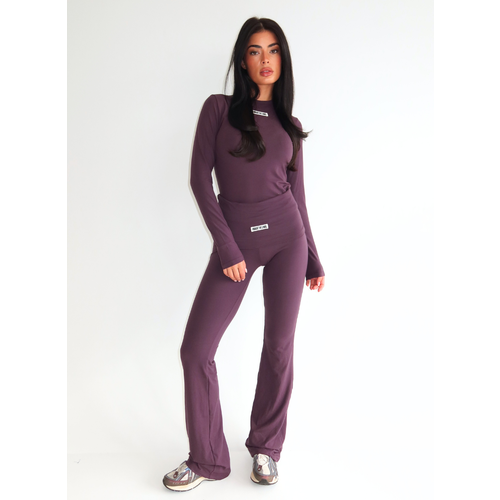 Unique The Label Nena Pants - Deep Berry