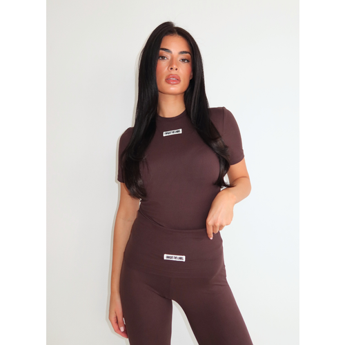 Unique The Label Nena Short Sleeve - Cacao