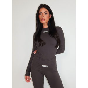 Unique The Label Nena Longsleeve - Charcoal