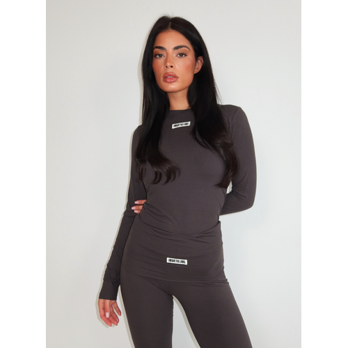 Unique The Label Nena Longsleeve - Charcoal Unique The Label Nena Longsleeve - Charcoal