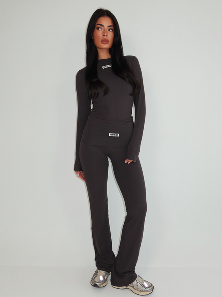 Unique The Label Nena Pants - Charcoal Nena Pants - Charcoal