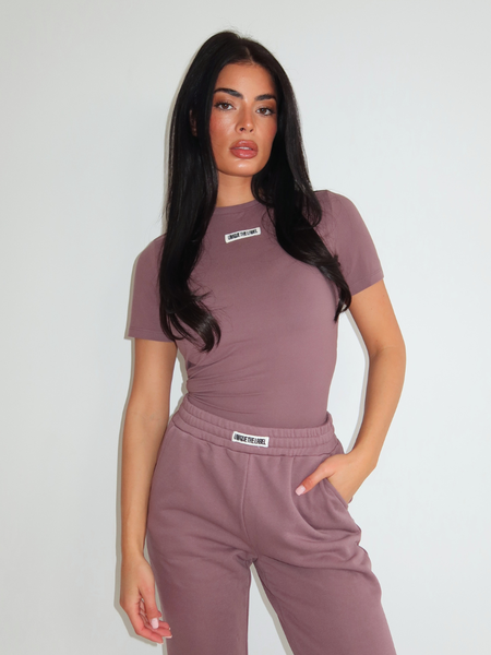Unique The Label Nena Short Sleeve - Mushroom Nena Short Sleeve - Mushroom