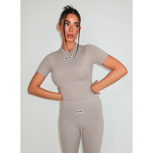 Unique The Label Nena Short Sleeve - Pebble