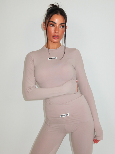 Unique The Label Nena Longsleeve - Mocha Nena Longsleeve - Mocha