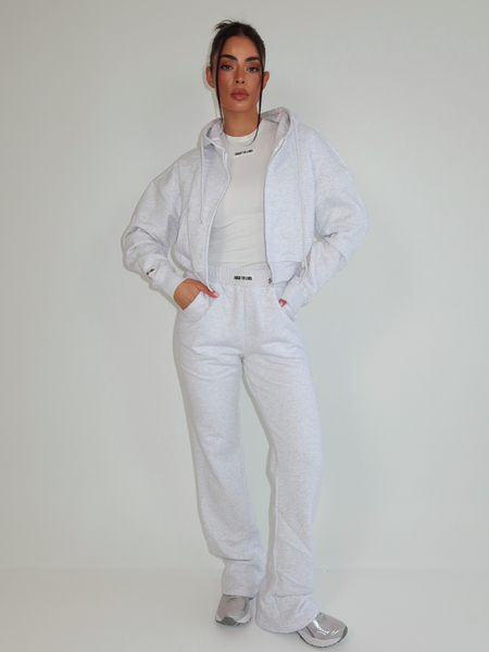 Unique The Label Molly Pants - Light Grey Marl Molly Pants - Light Grey Marl
