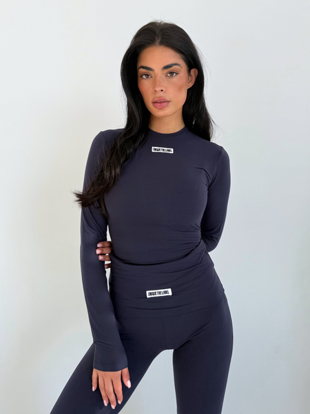 Unique The Label Nena Longsleeve - Deep Dark Navy Nena Longsleeve - Deep Dark Navy