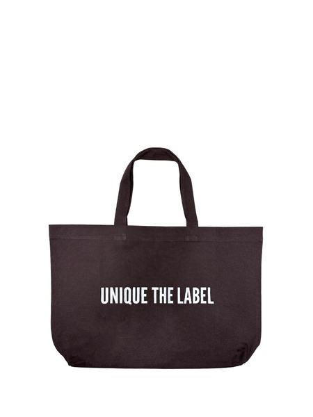 Unique The Label Unique Canvas Tote Canvas Bag - Cacao Unique Canvas Tote Canvas Bag - Cacao