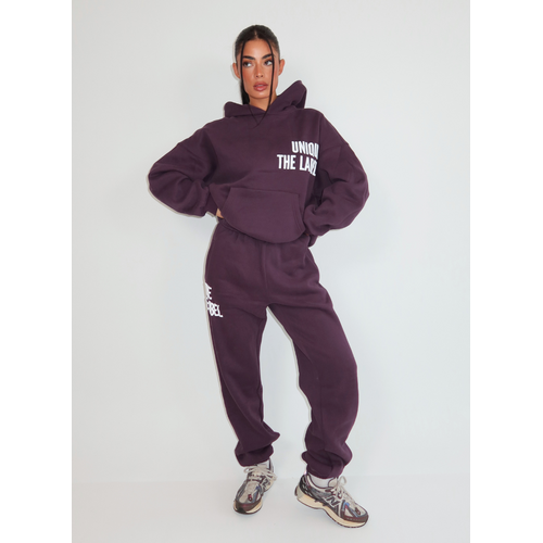 Unique The Label Elyana Jogger - Deep Berry